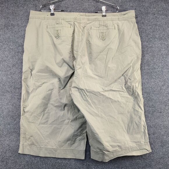 Venezia Womens Shorts Green Size 22 Pockets Belt Loops Cotton - Picture 3 of 10